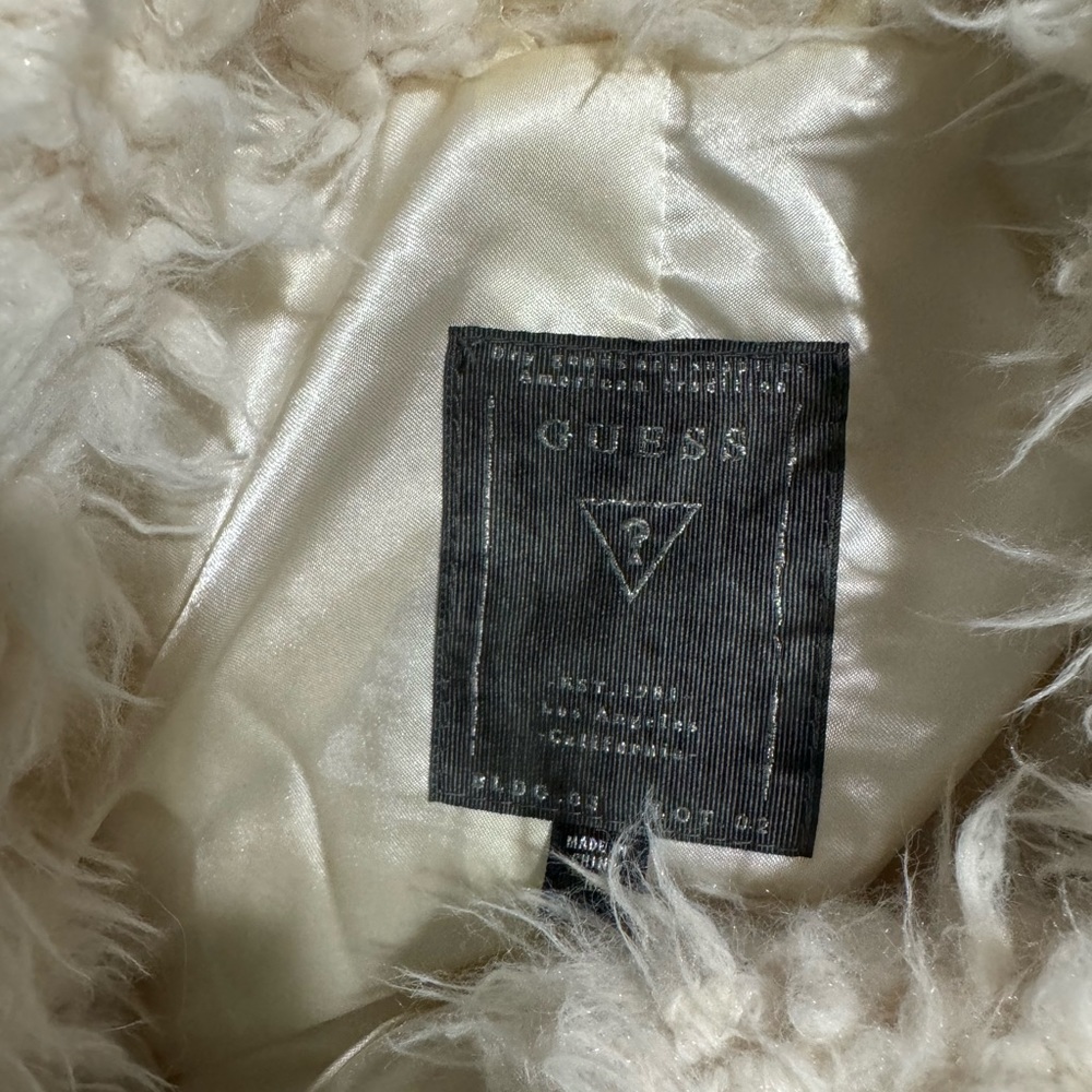 Guess fur coat